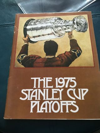 1975 Stanley Cup Playoffs Program Ny Islanders At York Rangers