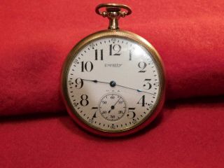 Equity Open Face 1 3/4 " Vintage Ladies Pocket Watch.  Parts/repair
