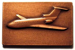 Aeroflot Russia Aircraft Yak - 40 Table Medal Soviet Airlines Yakovlev Ussr Plane