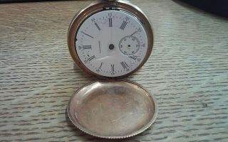 Antique American Waltham Watch Co Pocket Watch Gold Filled 25 Year 2