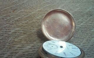 Antique American Waltham Watch Co Pocket Watch Gold Filled 25 Year 3
