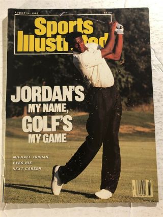 1989 Sports Illustrated Chicago Bulls Michael Jordan Golf Is My Game No Label