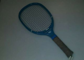Vintage Wilson Speed Flex Racquetball Racquet Made In Japan Blue Leather Grip