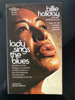 Vtg Paperback Book 1969 Lady Sings The Blues Billie Holiday Photos Lady Day Aas