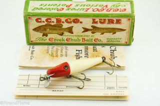 Vintage Creek Chub Midget Pikie Minnow Antique Fishing Lure in Correct Box GH798 2