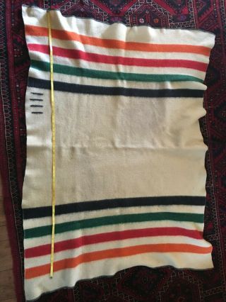 Vintage Native American Hudson Bay Wool Camp Blanket Sobota Pendleton Antique