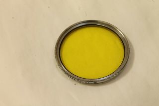Vintage Waltz Y2 Yellow Filter For Nikkor 50mm 1,  4 Rangefinder