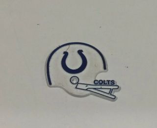 Vintage Nfl Baltimore Colts Football 2 " Rubber Fridge Logo Helmet Magnet