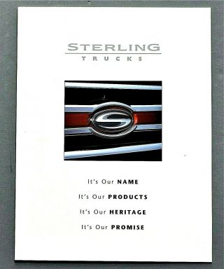 1998 Sterling Heavy Duty Truck Brochure 12 Pages 8.  5 " X 11 " 98ster