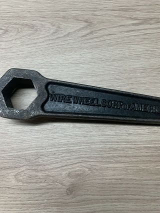 Antique Vintage Wire Wheel Corp of America Wrench Tool B4,  1005 Buffalo NY 3
