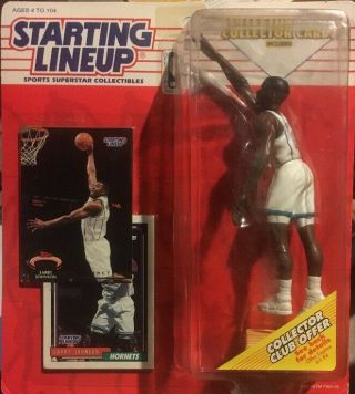 Larry Johnson Charlotte Hornets 1993 Starting Lineup Unlv Basketball Knicks Slu