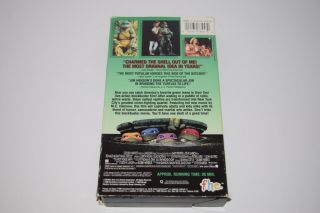 Teenage Mutant Ninja Turtles - The Movie (VHS,  1990) Vintage 2