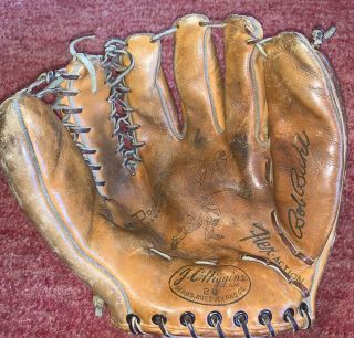 Vintage J.  C.  Higgins Sears Bob Buhl 1620 Model Baseball Glove