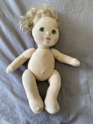 My Child Doll Vintage Mattel 1985 Green Eyes Blonde Hair