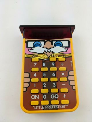 Vtg 1976 Texas Instruments Little Professor Calculator Electronic Handheld Game
