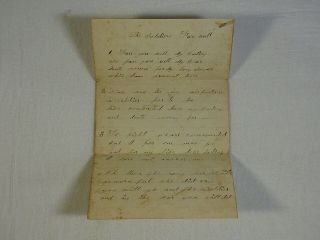 1864 Written Poem The Soldier 