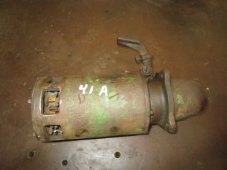 1941 John Deere Early Styled A Top Mount Starter Antique Tractor