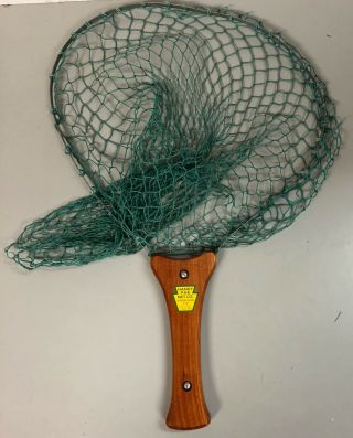 Vintage Handy Pak Fishing Net Shamokin Pennsylvania Wood Handle Vgc