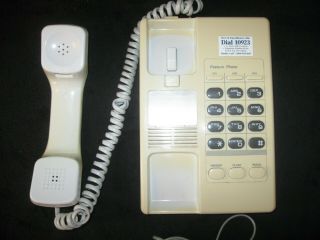 VINTAGE SEARS CORDED TELEPHONE MODEL 34505 IVORY COLORED w/TELEPHONE LINE 2