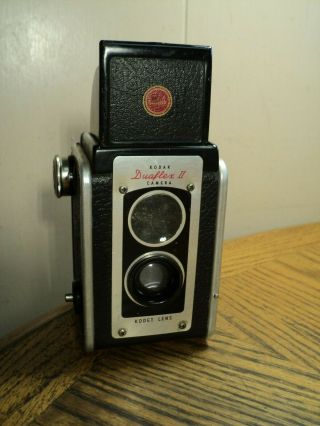 Vintage Kodak Duaflex Ii Camera W/ Kodet Lens Rochester Ny