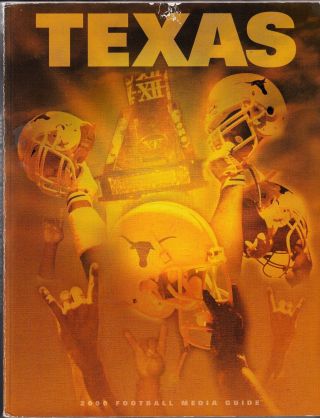2000 Texas Longhorns Football Media Guide/ Kyle Shanahan,  Tom Herman / Big 12