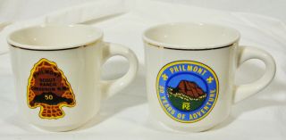 Vintage Philmont Scout Ranch Boy Scouts Drinking Mugs 50 Years Of Adventure