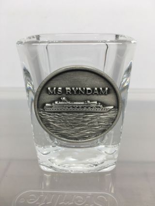 Holland America Line Cruise Ship Ms Ryndam Souvenir Shot Glass