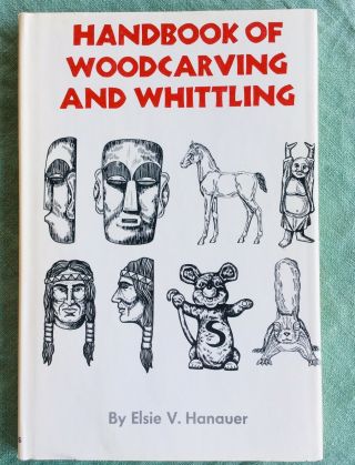 Wood Carving Whittling Craft Handbook Vintage Wood Art Jewelry Making