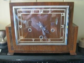 Fully Enfield Art Deco Westminster Chime Clock