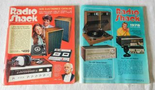 2 Vintage Radio Shack Catalogs Magazines 1976 And 1978