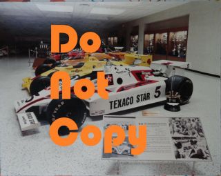 Vintage 1983 Indy 500 Winner Tom Sneva Texaco Star Bignotti - Cotter Museum Photo