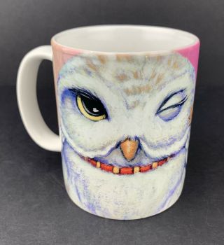 Vintage Harry Potter And The Sorcerers Stone Hedwig Owl Coffee Mug Cup 2000