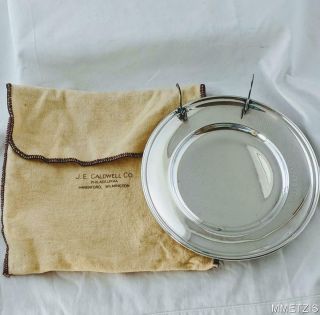 Vintage Gorham Old French? Sterling Silver 6 " Butter Plate With Knife Rest 10