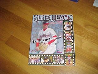 2003 Lakewood Blue Claws Minor League Baseball Yearbook