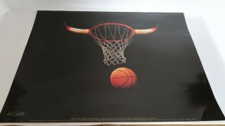 Chicago Bulls Oop & Htf 1993 Scott Mutter Poster Print 18x24 Jordan - Last Dance