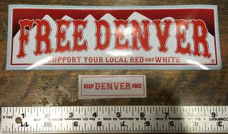 Keep Denver 81 Support Your Local Hells Angels Sticker