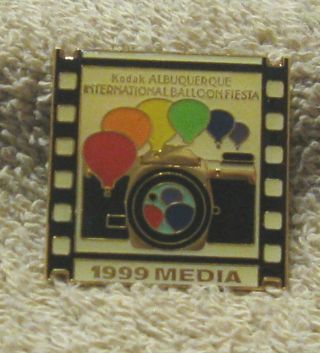 1999 Media Kodak Albuquerque International Balloon Fiesta Balloon Pin