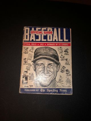 1952 Official Baseball Guide,  The Sporting News