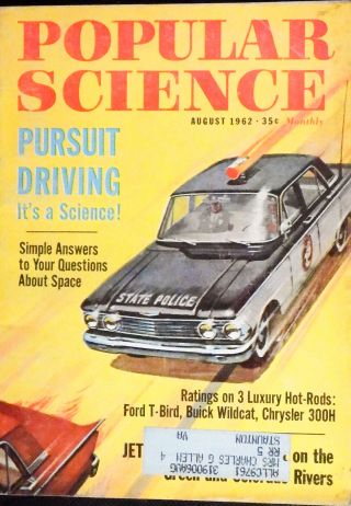 Popular Science August 1962 Cars Space Boats 60 