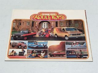 1979 Dodge Adult Toys Warlock Power Wagon Ramcharger Sales Brochure Us Ship