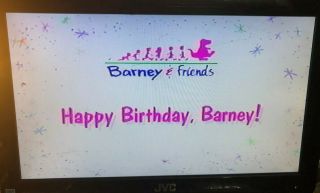 Barneys Birthday VHS 1992 The Lyons Group Barney Home Video VINTAGE 99011 2