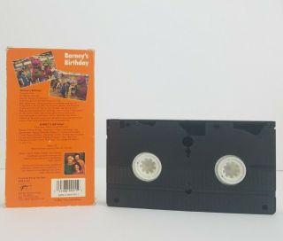 Barneys Birthday VHS 1992 The Lyons Group Barney Home Video VINTAGE 99011 3