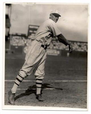 1930s St.  Louis Cardinals Jesse “pop” Haines Sepia Tone 8x10 Photograph