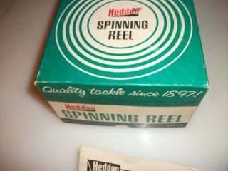Vintage Heddon 242 Fishing Reel Spinning Reel Never Use Old Stock NOS 3