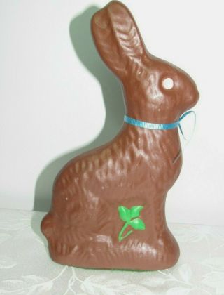 Vintage Ceramic Chocolate Easter Bunny Figurine