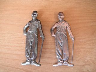 Charlie Chaplin 3d 2 Pin Set - 4 " - Little League World Series Pins