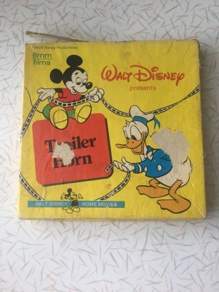 Vintage 8mm Movie Reels Walt Disney Presents - Trailer Horn