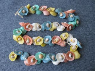 Vintage Cute Color Real Shell Double Sided Strap For Jewelry Craft Making