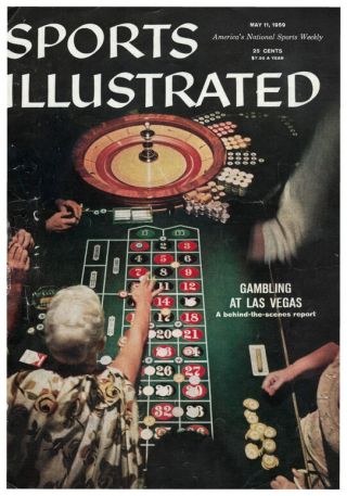 May 11,  1959 Roulette Gambling In Las Vegas Sports Illustrated No Label