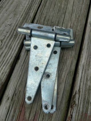 Vintage Stanley Lifespan T Hinges Heavy Duty Usa Made Door Hardware Set Of 3